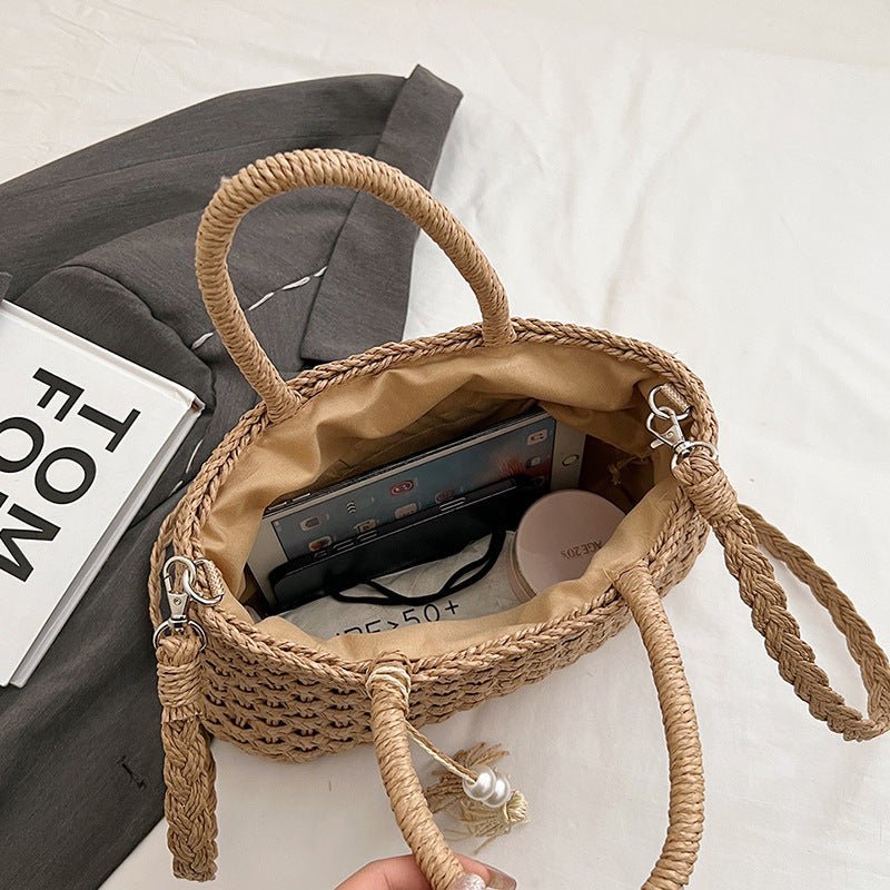 Women's Fashion Personality Hand - Carrying Woven Bag - ZMNS207620902BY