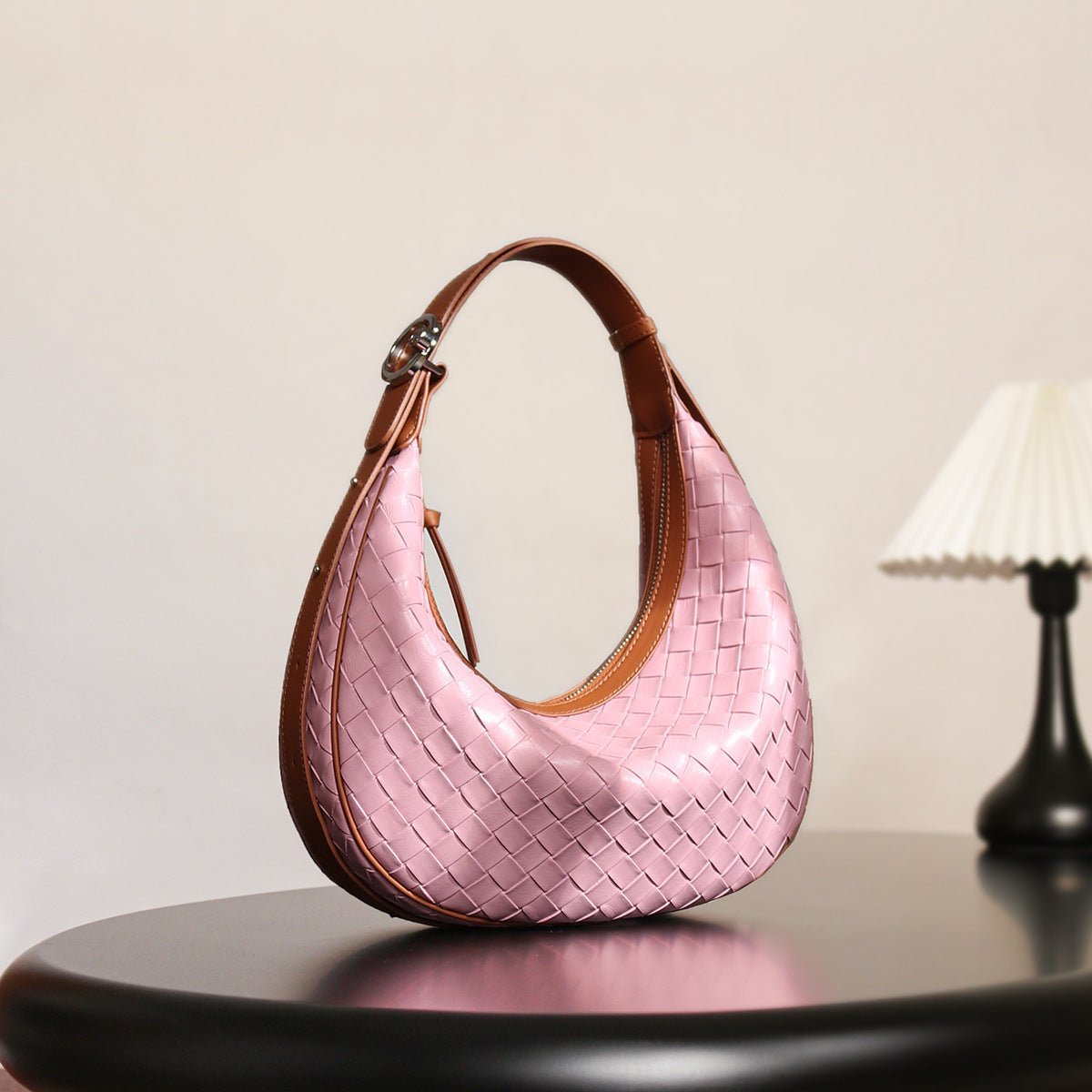 Design Niche Genuine Leather Woven Bag - ZMYD203716303CX