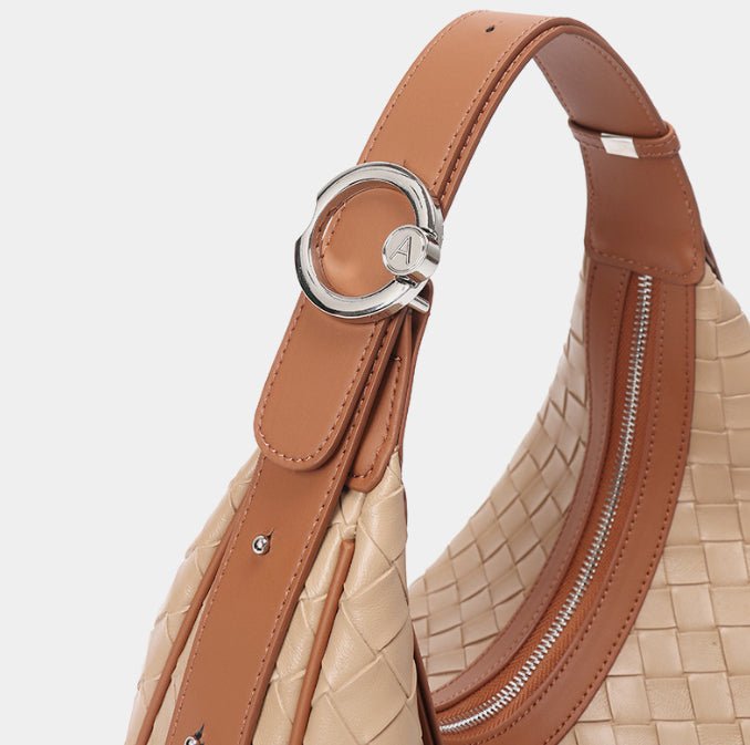 Design Niche Genuine Leather Woven Bag - ZMYD203716303CX