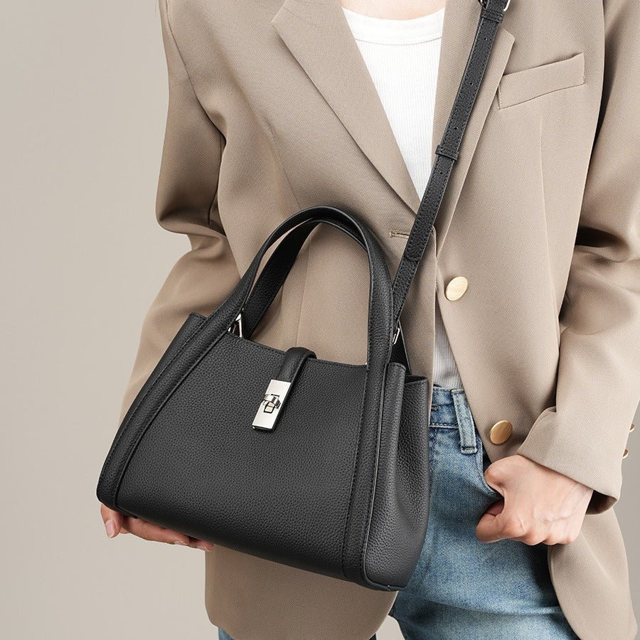 Korean - style Large - capacity Leather Handbag - ZMNS204550701AZ