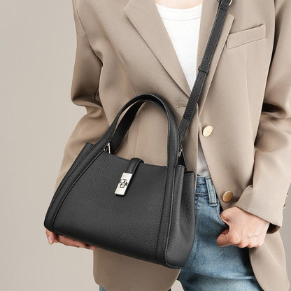 Korean - style Large - capacity Leather Handbag - ZMNS204550701AZ