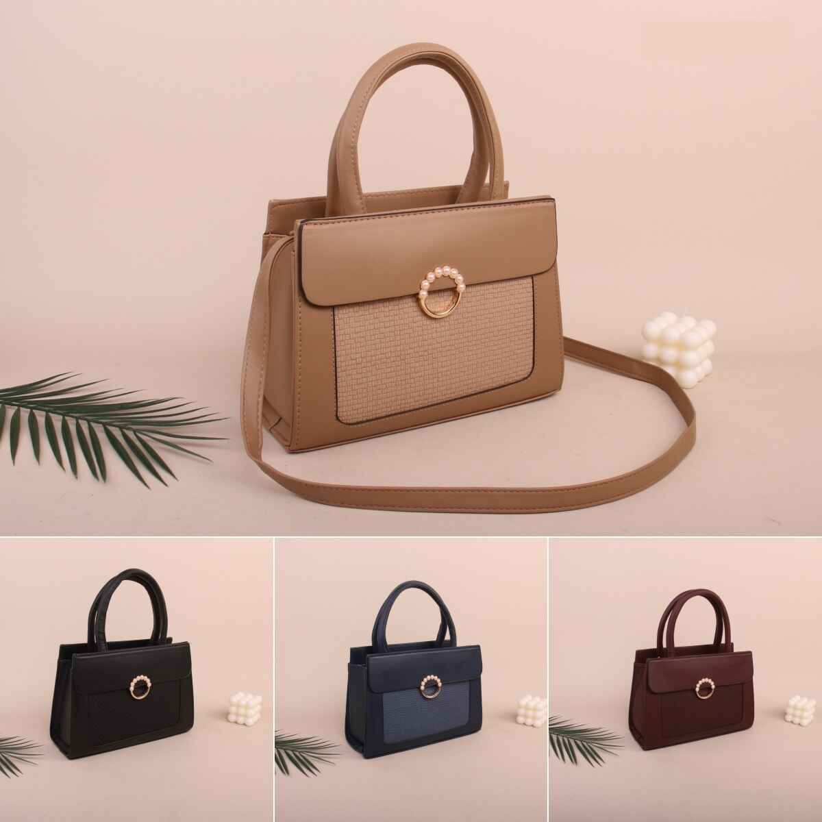 Minimalist Shoulder Bag - MMSB - BWN - GF - ZAM