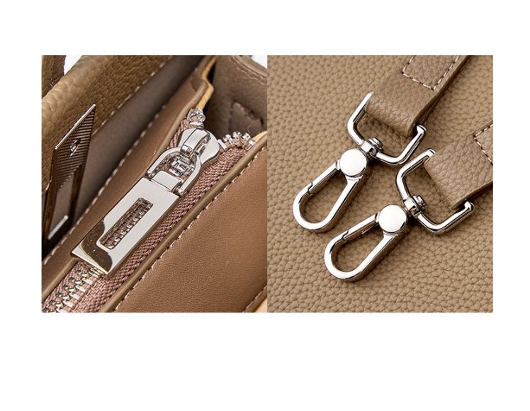 Large Capacity Top Layer Cowhide Tote - ZMNS196968901AZ