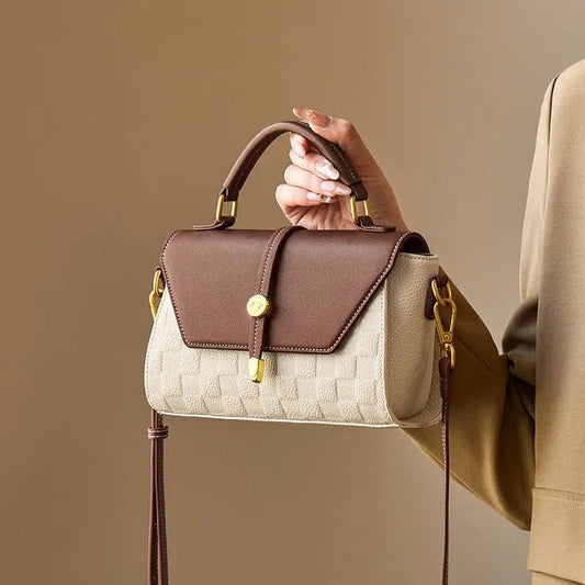 Light Luxury Premium Handbag With Genuine Leather - ZMNS216631801AZ