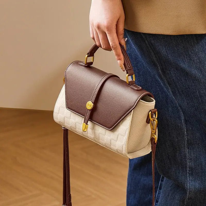Light Luxury Premium Handbag With Genuine Leather - ZMNS216631801AZ