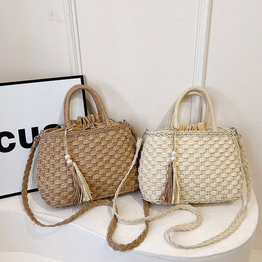 Women's Fashion Personality Hand - Carrying Woven Bag - ZMNS207620901AZ